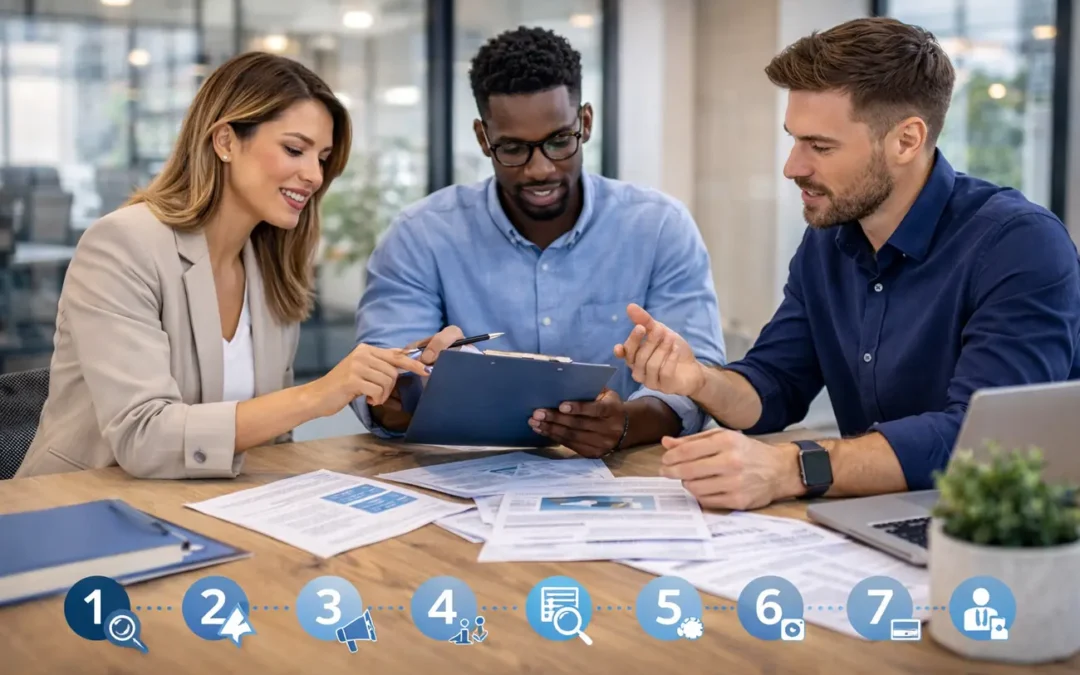 ¿Cuáles son los 8 pasos de un proceso de selección estructurado?