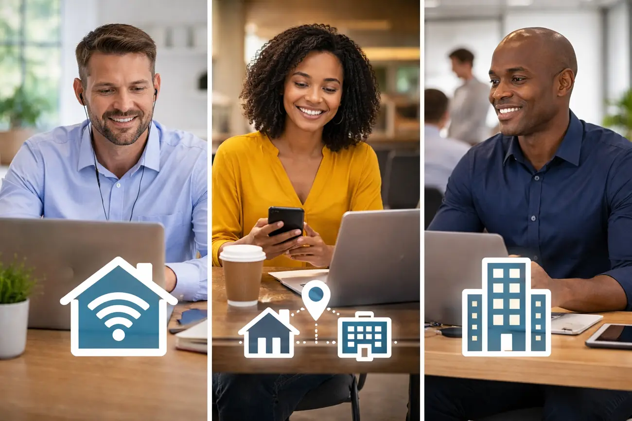 Remoto, híbrido o presencial